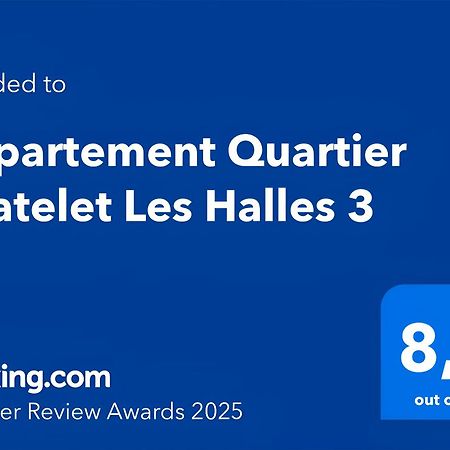 Appartement Quartier Chatelet Les Halles 3 Free Netflix Paris Luaran gambar