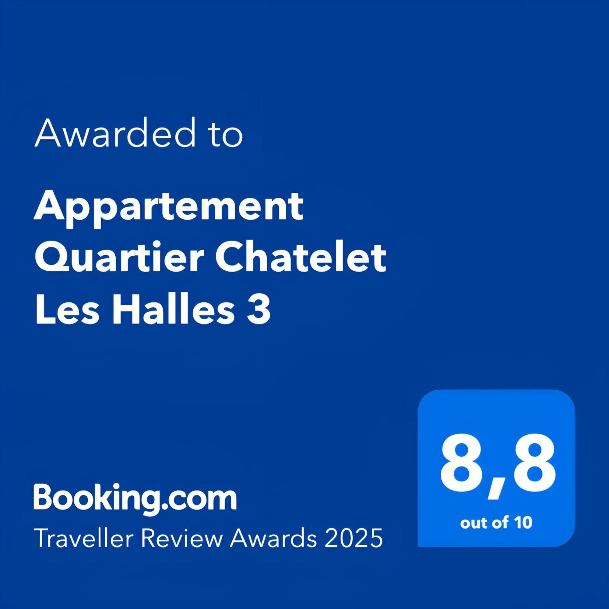 Appartement Quartier Chatelet Les Halles 3 Free Netflix Paris Luaran gambar